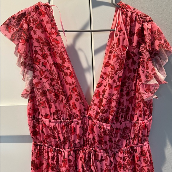 NWT VICI Private Island V-Neck Floral Maxi - Picture 4 of 7